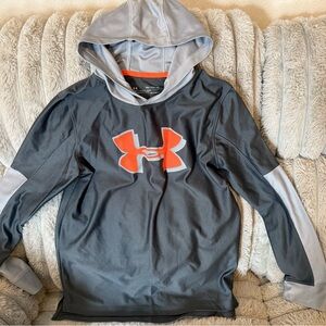 Under Armour HeatGear Gray and Orange Top